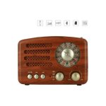 CMiK MK-615BT Ρετρό Επιτραπέζιο Ραδιόφωνο Επαναφορτιζόμενο με Bluetooth και USB Brown
