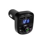 X8 πομπός FM αυτοκινήτου, Bluetooth 5.0, MP3 Player, Διπλό USB 3.1A, Hands-free, 12–24V