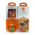 Technovo 3,5mm Jack Cable Αρσενικό - 3,5mm Αρσενικό Μαύρο 2m 6432