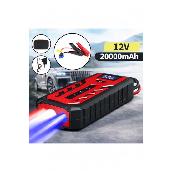 CarVolt 4-σε-1 CarVolt Jump Starter – Εκκίνηση έκτακτης ανάγκης, φακός LED, Power Bank και ασύρματη φόρτιση