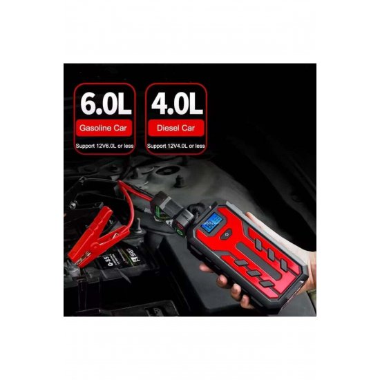 CarVolt 4-σε-1 CarVolt Jump Starter – Εκκίνηση έκτακτης ανάγκης, φακός LED, Power Bank και ασύρματη φόρτιση