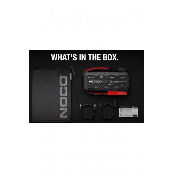 Noco Boost GBX155 Car Jump Starter, Φορητό 12V Jump Starter, 4250A ρεύμα εκκίνησης, Lithium-ion Noco Boost GBX155 Car Jump Starter, Φορητό 12V Jump Starter, 4250A ρεύμα εκκίνησης, Lithium-ion