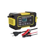 Έξυπνος φορτιστής μπαταρίας αυτοκινήτου 12V με παλμική επισκευή, οθόνη LCD και γρήγορη φόρτιση, για AGM