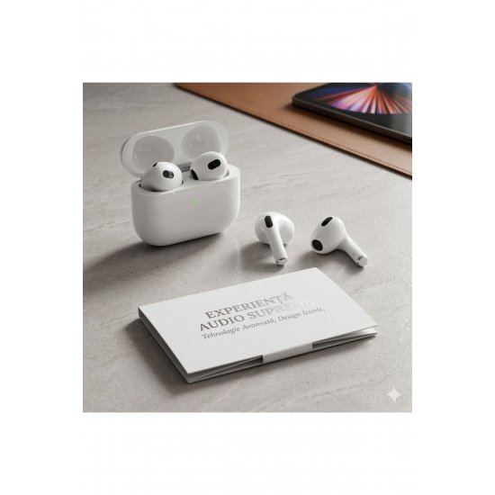 Ασύρματα ακουστικά Bluetooth V5.3, Ήχος HD, Έλεγχος αφής, Μικρόφωνο, Διάρκεια ζωής μπαταρίας 24 ώρες, iOS/Android, Λευκή σχεδίαση Ασύρματα ακουστικά Bluetooth V5.3, Ήχος HD, Έλεγχος αφής, Μικρόφωνο, Διάρκεια ζωής μπαταρίας 24 ώρες, iOS/Android, Λευκή σχεδίαση