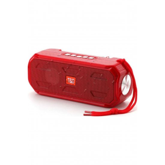 Ηχείο Bluetooth TG-280 5W με ραδιόφωνο και διάρκεια ζωής μπαταρίας έως 4 ώρες Κόκκινο