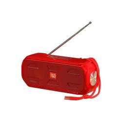 Ηχείο Bluetooth TG-280 5W με ραδιόφωνο και διάρκεια ζωής μπαταρίας έως 4 ώρες Κόκκινο