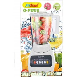 Μπλέντερ με Πλαστική Κανάτα 1,5 lt 680W Λευκό Q-PB66