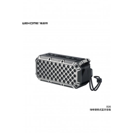 Ηχείο Bluetooth D26 5W με διάρκεια μπαταρίας έως 5 ώρες Μαύρο