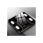 Ψηφιακή ζυγαριά σώματος με Bluetooth, οθόνη LED, θερμόμετρο περιβάλλοντος και επαναφορτιζόμενη μπαταρία