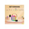 Φορητό ηχείο Karaoke με 2 ασύρματα μικρόφωνα, Bluetooth, συμβατό με iOS/Android