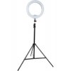 Δαχτυλίδι LED Τρίποδο USB 1,6m 26cm 2500 - 4500K με τρίποδο δαπέδου και βάση κινητού τηλεφώνου