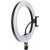 Δαχτυλίδι LED Τρίποδο USB 1,6m 26cm 2500 - 4500K με τρίποδο δαπέδου και βάση κινητού τηλεφώνου