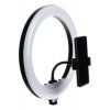 Δαχτυλίδι LED Τρίποδο USB 1,6m 26cm 2500 - 4500K με τρίποδο δαπέδου και βάση κινητού τηλεφώνου