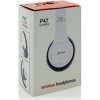 P47 Bluetooth Wireless On Ear ακουστικά με ραδιόφωνο με 6 ώρες λειτουργίας White