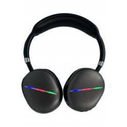 Q-MAX10 Bluetooth ασύρματα ακουστικά πάνω από το αυτί με ραδιόφωνο με 12 ώρες λειτουργίας γκρι