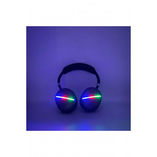 Q-MAX10 Bluetooth ασύρματα ακουστικά πάνω από το αυτί με ραδιόφωνο με 12 ώρες λειτουργίας γκρι