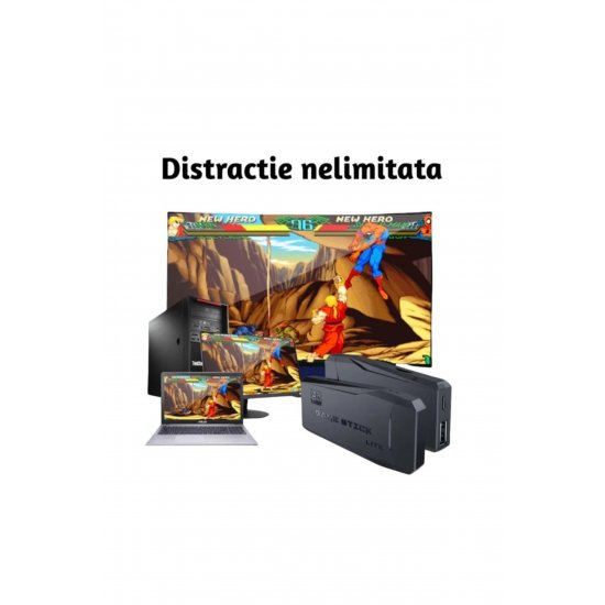 Ρετρό κονσόλα παιχνιδιών HDMI Stick με 2 ασύρματα χειριστήρια, προεγκατεστημένα παιχνίδια, σύνδεση τηλεόρασης