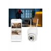 Κάμερα ασφαλείας wifi 4K 360° – έξυπνη επιτήρηση εσωτερικού/εξωτερικού χώρου