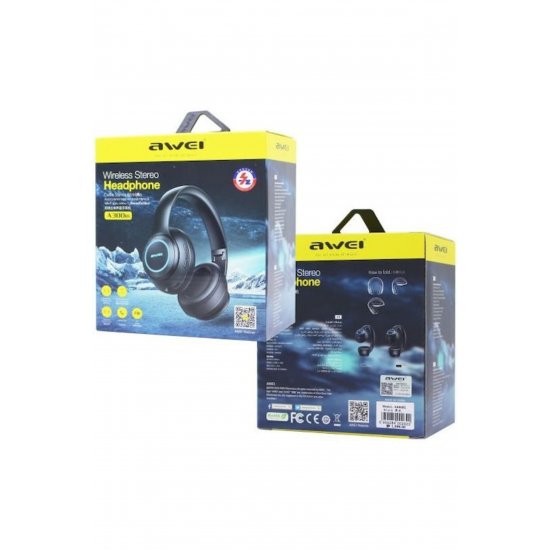 Ακουστικά A300BL Wireless / Wired On Ear με 12 ώρες λειτουργίας Μαύρο