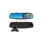 Dual Auto DVR Mirror Camera, Full HD 1080p, Οθόνη 4,3