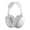 P9 Pro Max Ασύρματα ακουστικά Bluetooth Over Ear με 5 ώρες λειτουργίας Silver