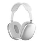 P9 Pro Max Ασύρματα ακουστικά Bluetooth Over Ear με 5 ώρες λειτουργίας Silver