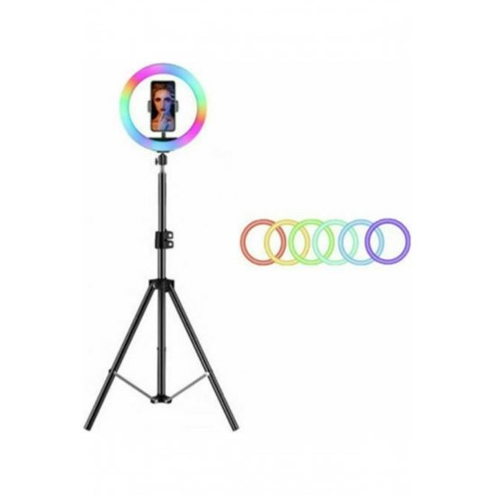 Mj-36 36cm RGB Φωτιστικό δαχτυλιδιού LED Τρίποδα δαπέδου Βάση κινητού τηλεφώνου 14 ίντσες Κωδικός: 14369 Mj-36 36cm RGB Φωτιστικό δαχτυλιδιού LED Τρίποδα δαπέδου Βάση κινητού τηλεφώνου 14 ίντσες Κωδικός: 14369