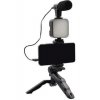 Κάμερα Τηλέφωνο Τρίποδος Led Light Μικρόφωνο – Vlogging Video Kit Ay-49