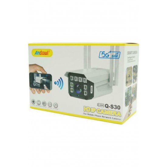 Q-S30 IP κάμερα επιτήρησης Wi-Fi/4G Full HD 1080p Αδιάβροχη με φακό 3,6 mm