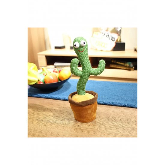 ® Παιχνίδι Dancing Cactus Plus, Διαδραστικό, Επαναφορτιζόμενο με Μπαταρία, 33 cm, Πράσινο ® Παιχνίδι Dancing Cactus Plus, Διαδραστικό, Επαναφορτιζόμενο με Μπαταρία, 33 cm, Πράσινο