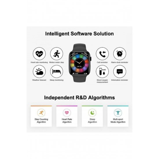 NO.1 Smartwatch DT8 Ultra+ με όργανο παρακολούθησης καρδιακών παλμών (Λευκό)