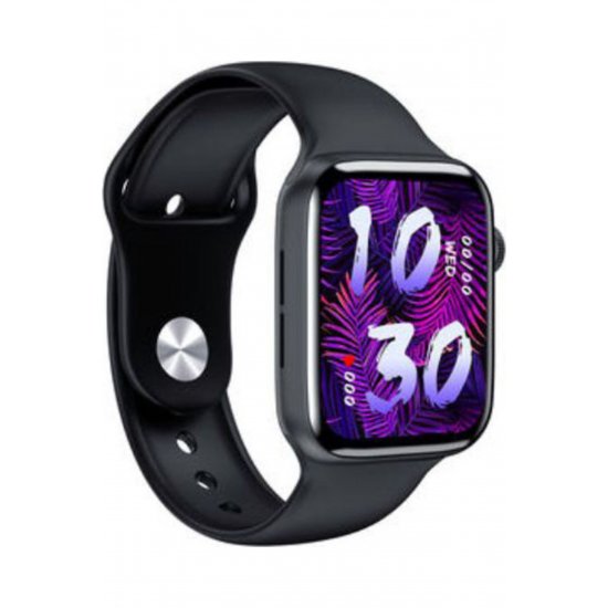 Έξυπνο ρολόι HW22 44 mm με μόνιτορ καρδιακού παλμού (Μαύρο)
