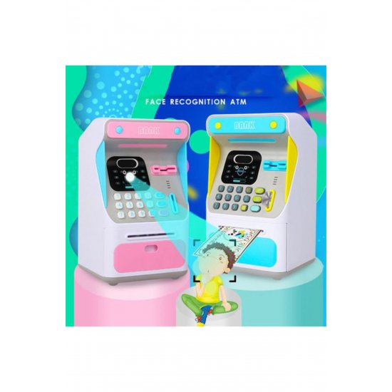 Mini Atm with Face Recognition 7010A Παιδική Κουτιά Χρημάτων Πλαστική Ροζ 16x14x26,5cm Mini Atm with Face Recognition 7010A Παιδική Κουτιά Χρημάτων Πλαστική Ροζ 16x14x26,5cm