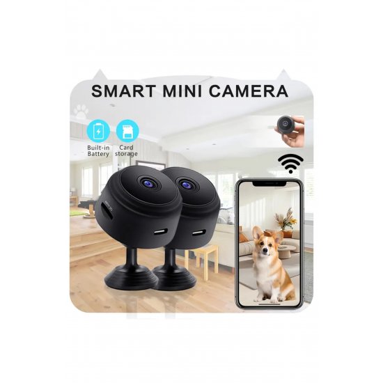 Μίνι ασύρματη Wi-Fi IP κάμερα επιτήρηση HD 1080p