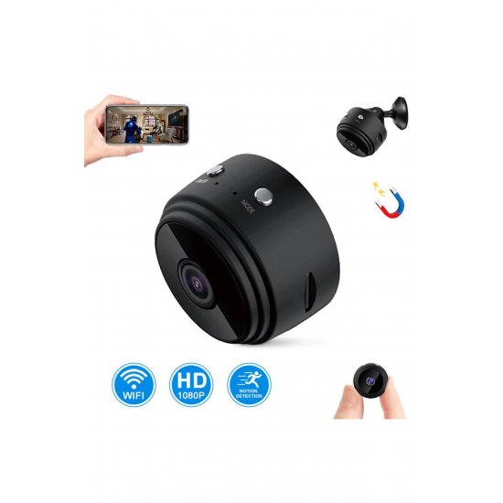 Μίνι ασύρματη Wi-Fi IP κάμερα επιτήρηση HD 1080p