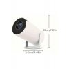 Magcubic φορητός προβολέας 4K HY300 Mini Projector LCD HD LED Λάμπα με Wi-Fi και ενσωματωμένα ηχεία Λευκό