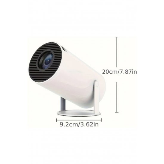 Magcubic φορητός προβολέας 4K HY300 Mini Projector LCD HD LED Λάμπα με Wi-Fi και ενσωματωμένα ηχεία Λευκό