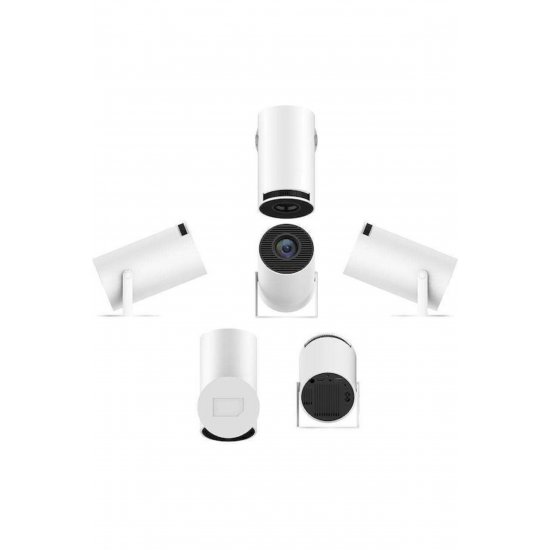 Magcubic φορητός προβολέας 4K HY300 Mini Projector LCD HD LED Λάμπα με Wi-Fi και ενσωματωμένα ηχεία Λευκό