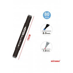 MP001-5B Μαρκαδόροι σχεδίασης Σετ διπλής μύτης 80 τμχ Κωδ: 202204151907
