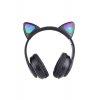 Ασύρματα ακουστικά Cat Ear για παιδιά – Ακουστικά με λαμπερά αυτιά LED, μαλακά πτυσσόμενα ακουστικά