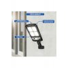 Ηλιακός λαμπτήρας εξωτερικού χώρου 108 LED COB, Αισθητήρας κίνησης, Τηλεχειριστήριο, IP65, 370x115x40 mm, Ψυχρό λευκό
