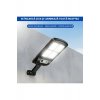 Ηλιακός λαμπτήρας εξωτερικού χώρου 108 LED COB, Αισθητήρας κίνησης, Τηλεχειριστήριο, IP65, 370x115x40 mm, Ψυχρό λευκό
