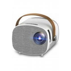 Τυπική λάμπα LCD με ενσωματωμένα ηχεία YG230 Mini Projector Λευκή