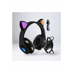 Lovelycure STN-28 ασύρματα ακουστικά με LED, Bluetooth 5.0, ισχυρά μπάσα