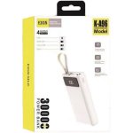 Eion K-A96 Power Bank 30000mAh με 4 θύρες USB-A Λευκό