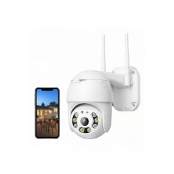 Κάμερα παρακολούθησης Wi-Fi 16,7 cm, Περιστροφή 360°, νυχτερινή όραση, αμφίδρομος ήχος, ανίχνευση κίνησης, SD