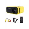 Q-SF35 Mini 3D προβολέας LCD Λάμπα LED με ενσωματωμένα ηχεία κίτρινο