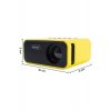 Q-SF35 Mini 3D προβολέας LCD Λάμπα LED με ενσωματωμένα ηχεία κίτρινο