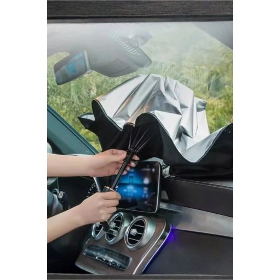 Πτυσσόμενη ομπρέλα αυτοκινήτου Auto Windshield Sunshade Umbrella Auto Canopy