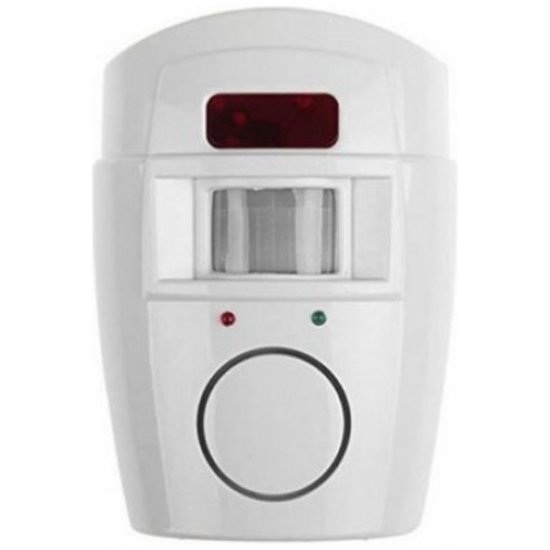 Τηλεχειριστήριο Mini Alarm System White Motion Sensor Timer